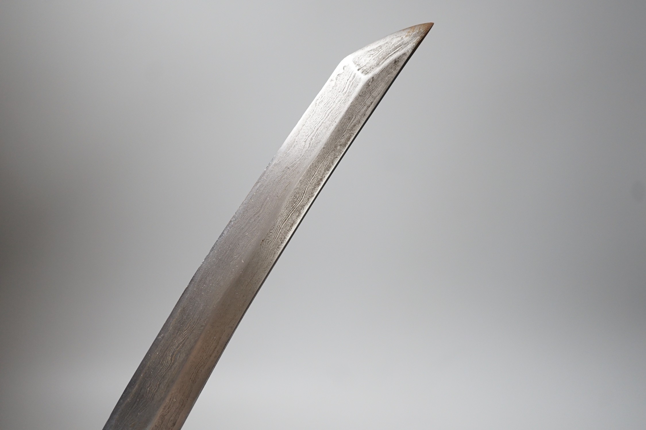 A Chinese duan dao, 56cm total length including saya